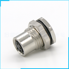 前锁母头M8连接器